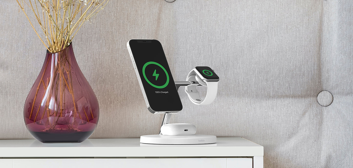 BOOST↑CHARGE PRO 3-in-1 Wireless Charger