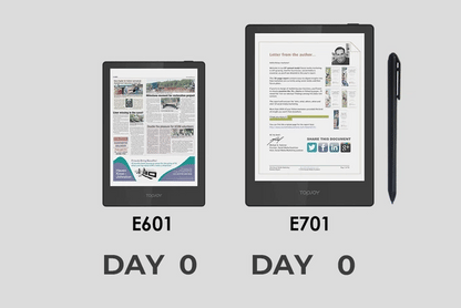 TopJoy ButterFly: DES Screen e-reader running Andriod 11