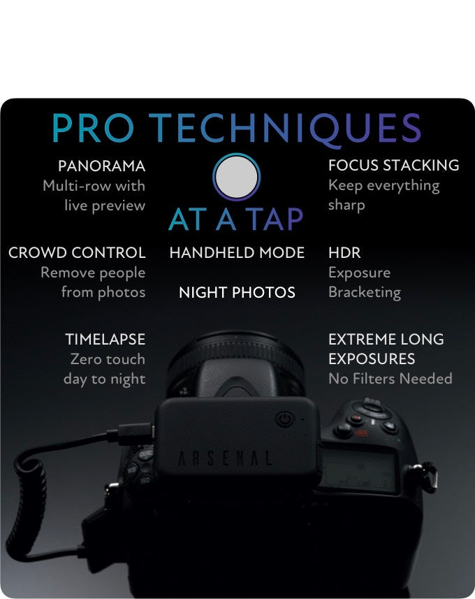 Arsenal 2: Smart assistant for cameras
