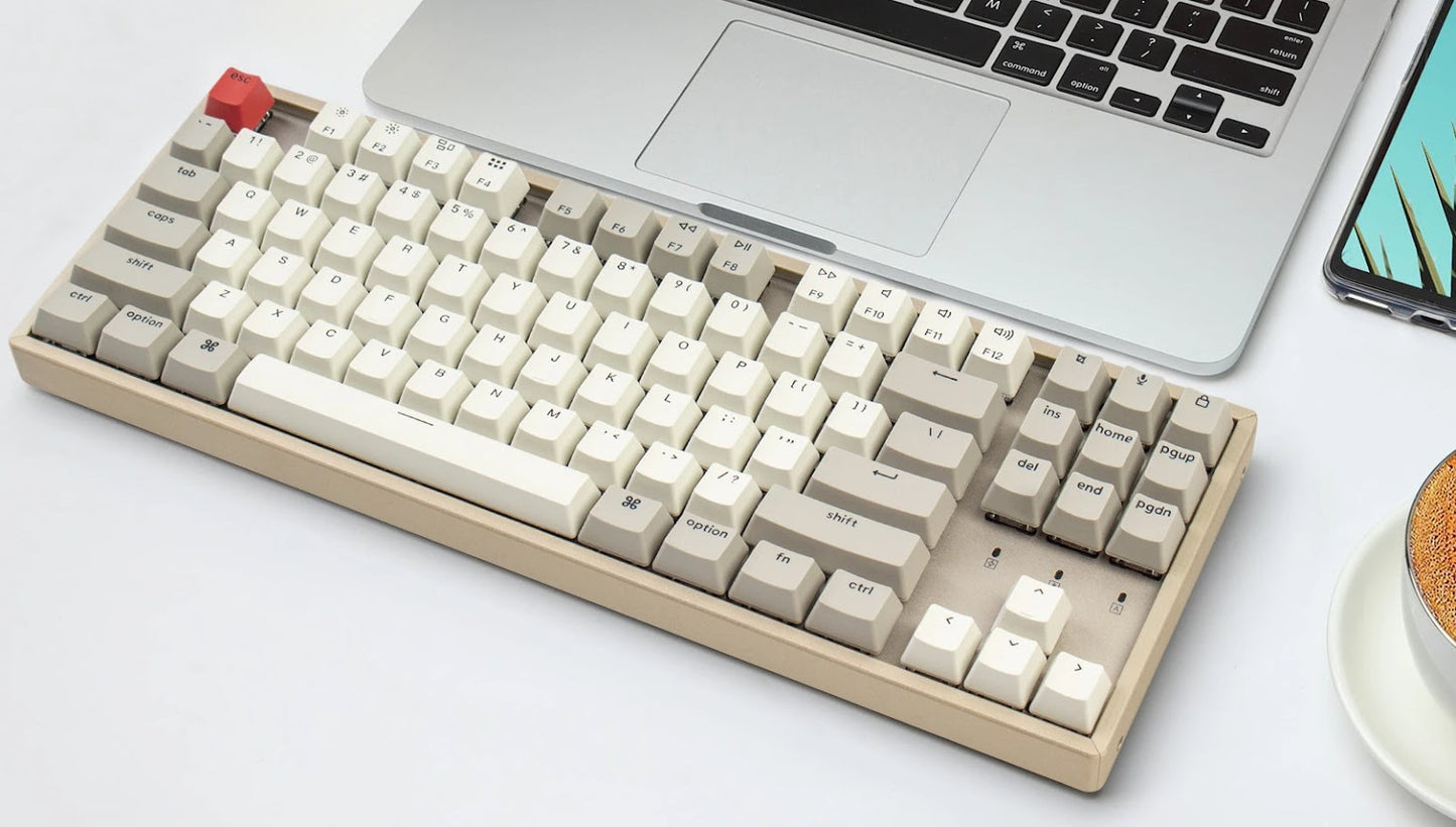 Keychron K8 Retro - Classic TKL Mechanical Keyboard