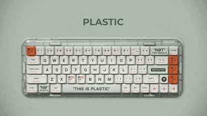 MOJO68: Transparent Mechanical Keyboard
