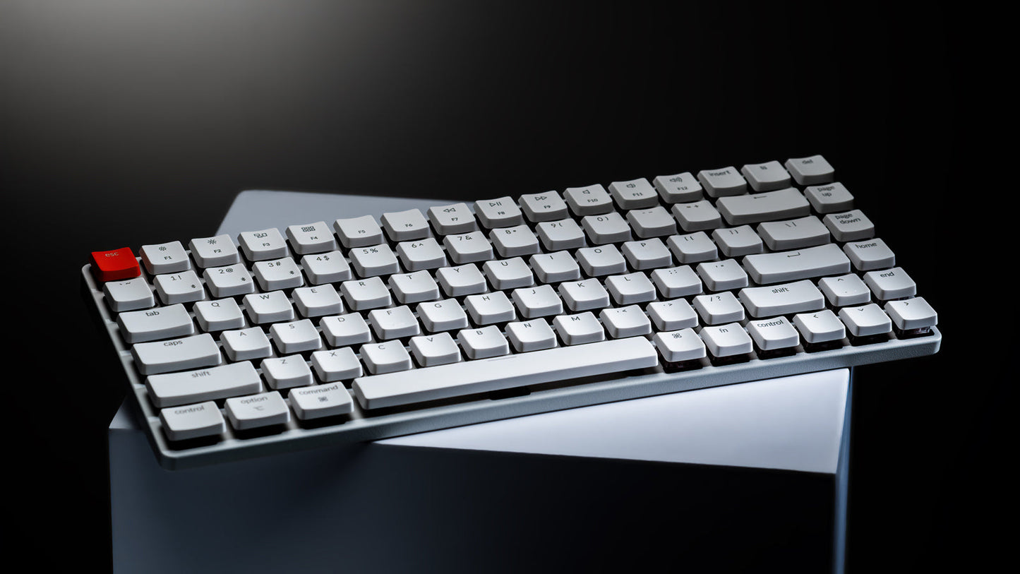 Keychron K3 White – 75% Ultra-thin Mechanical Keyboard 