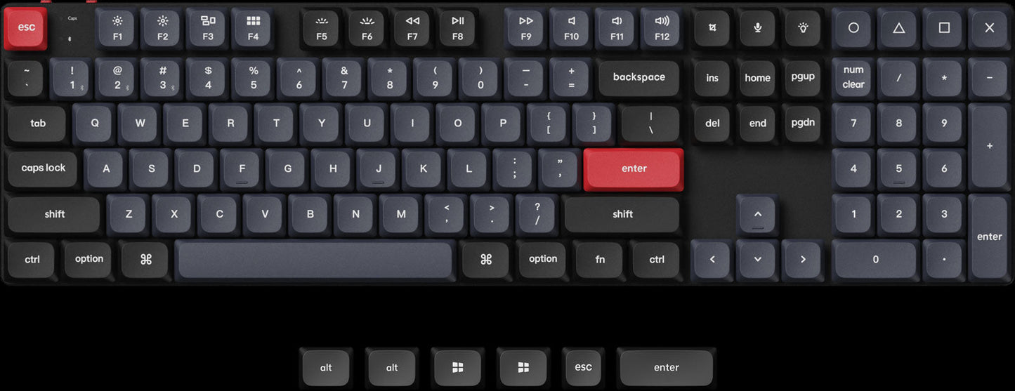 Keychron K5 Pro - Full-Size QMK/VIA low profile mechanical keyboard