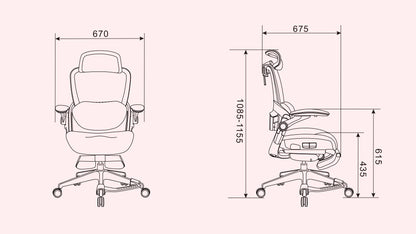 Ghế công thái học Epione Easychair Blossom