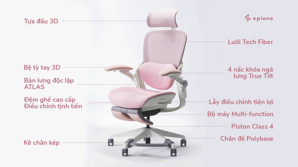 Ghế công thái học Epione Easychair Blossom