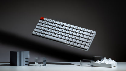 Keychron K3 White – 75% Ultra-thin Mechanical Keyboard 