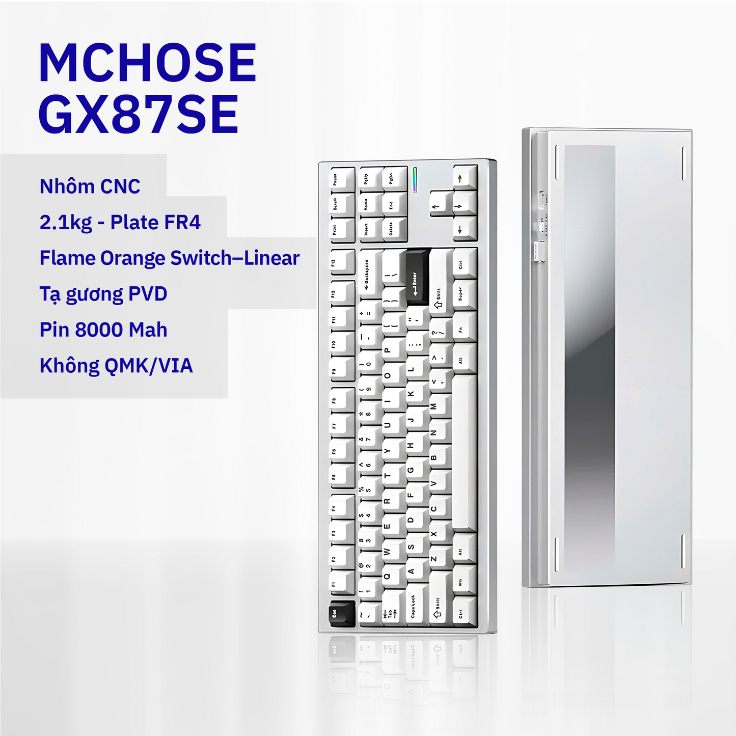 Bàn phím cơ MCHOSE GX87 - Tái định nghĩa HIỆU SUẤT