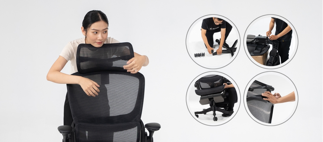 Epione Easy Chair lắp đặt dễ dàng