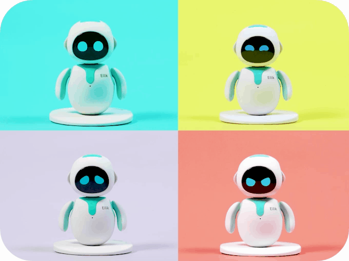 Eilik - Robot nhỏ nhắn với biểu cảm tự nhiên: vui vẻ, tức giận