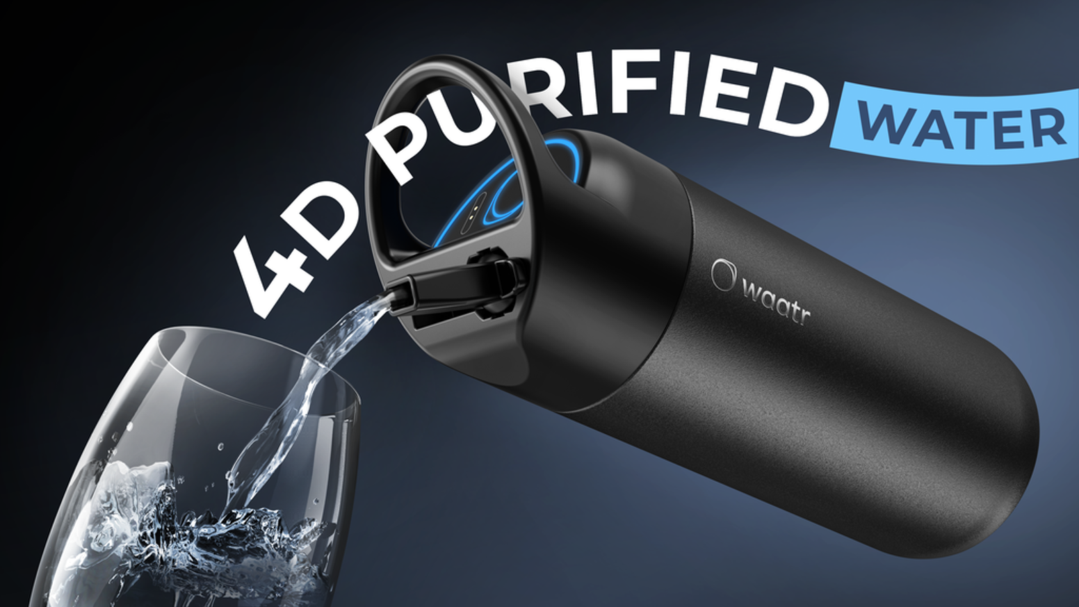 WAATR: Chiếc bình lọc nước với công nghệ 4D đầu tiên trên thế giới đến từ Kickstarter